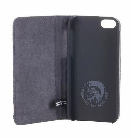 Diesel iPhone SE/5/5s Stylish Denim Booklet Case Cover Full Protection Indigo - Image 3 of 4