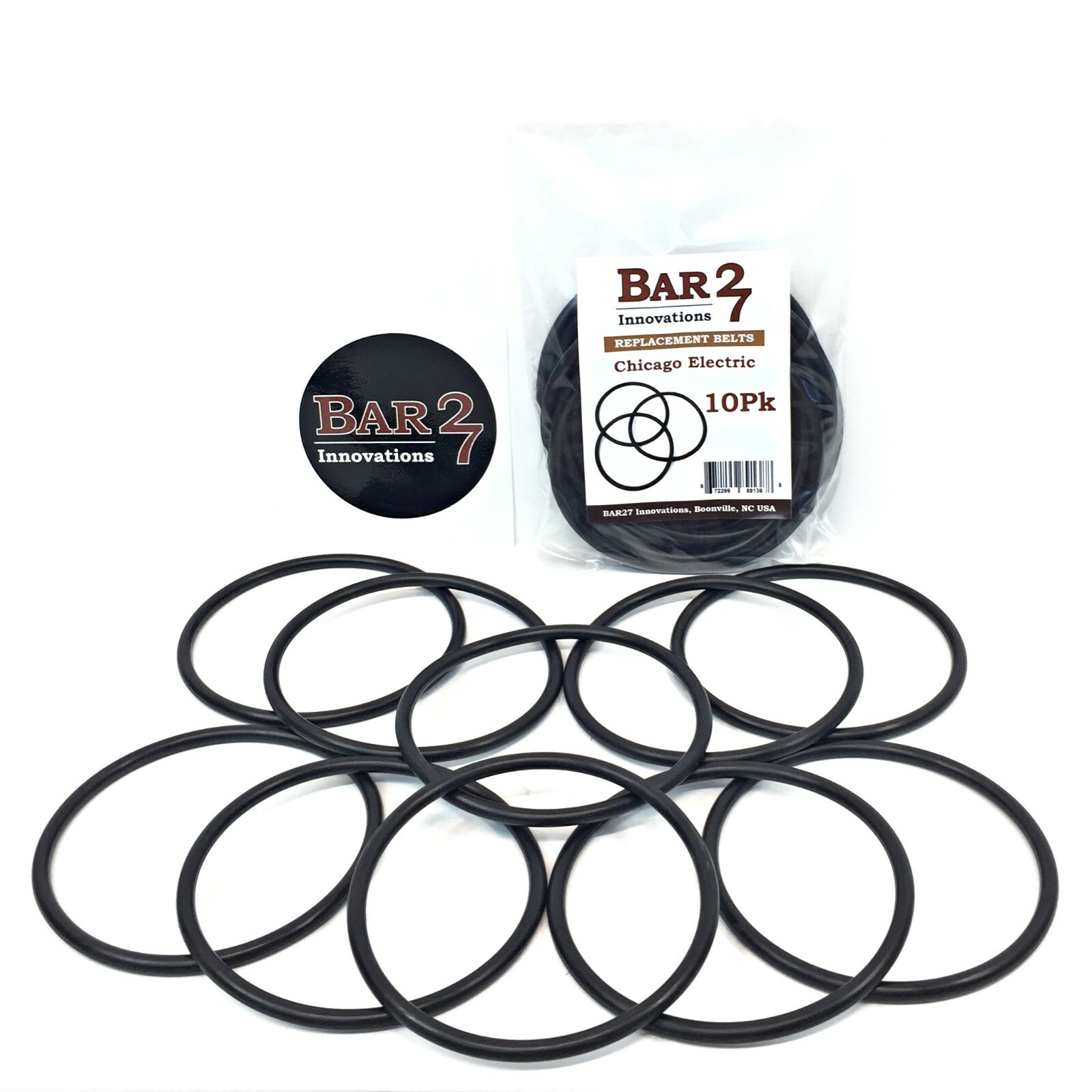 10 Pack Replacement Drive Belts Chicago Electric Rock Tumbler 93835 67632 67631 eBay