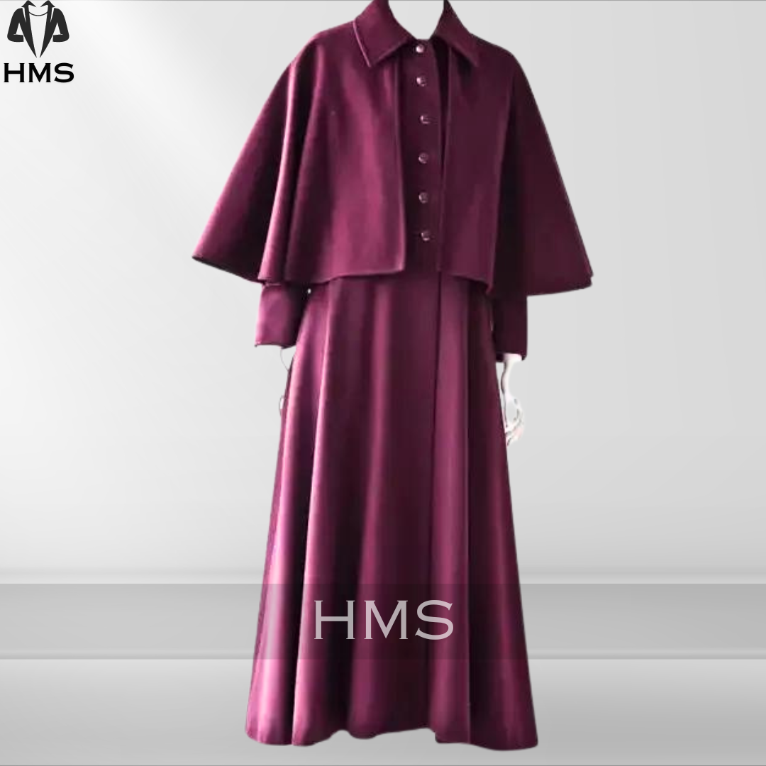 SAINT LAURENT Cappotto e mantello Inverness 100% lana New Yves St. Laurent eleva il tuo guardaroba