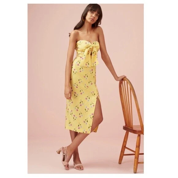Finders keepers yellow clearance dress