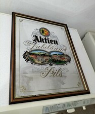 Quadro Specchio Vintage Da Collezione Birra Aktien Brauerei Pils