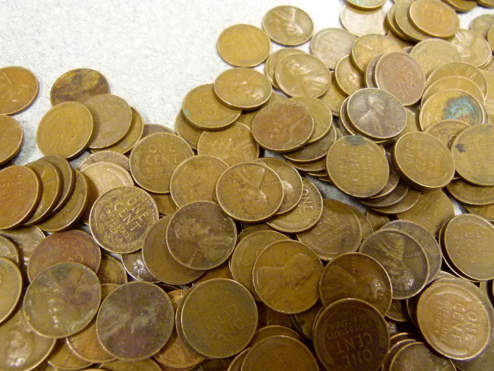 725 Wheat Pennies / 5 Lbs Pounds of Mixed Wheat Pennies Bulk Item 