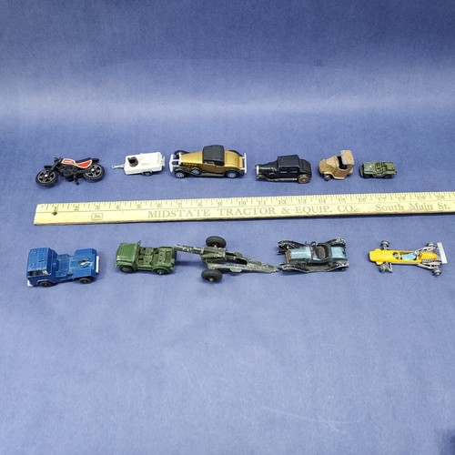 Lotto di 20 pezzi pressofusi vintage danneggiati Corgi Tootsietoy Lesney Junkyard lotto - Foto 12 di 13
