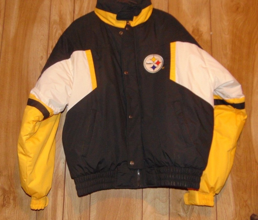 TEAM NFL PITTSBURG STEELERS TRIPLE FAT GOOSE COAT JACKET xl x