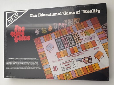 The Narc Board Game - 1979 Vintage RARE Narcomania Board Game - Factory Sealed