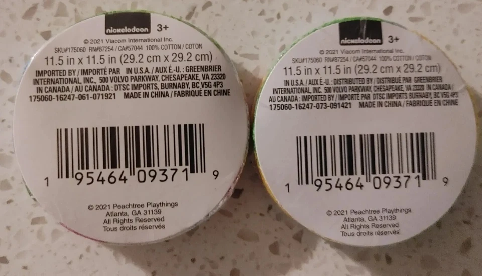 Juego de 2 toallas mágicas Nickelodeon Blue's Clues raras difíciles de encontrar magenta y azul Foto 4 de 4