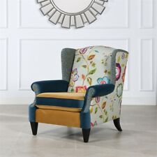 Jennifer Taylor Anya Arm Chair 859 Transitional Navy Blue Velvet Polyester For Sale Online Ebay