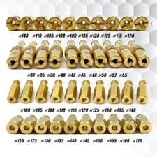 For nibbi 28mm Carburetor 30Pc Main Jets+ 10Pc Slow Jets/Pilot Jet Kit