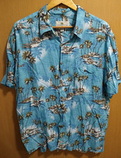 Island Shores Hawaiian Shirt Original Island Wear Hawaiian Islands Mens Size XL