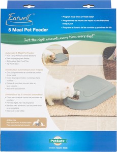 Petsafe Automatic 5 Meal Pet Feeder For Dogs Cats Perfect Meal