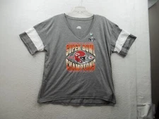 Kansas City Chiefs 2024 Champions Mens Gray Graphic T Shirt Size XL