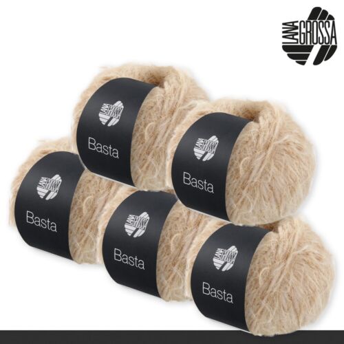 Lana Grossa 5 x 50 g Basta Schurwolle Merino Stricken Wolle Garn 22 Farben - Bild 36 von 45