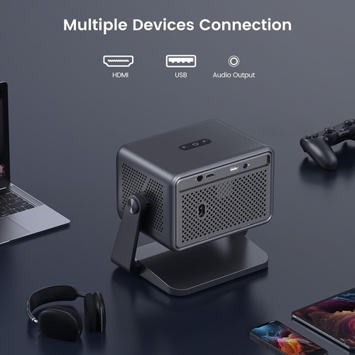 Ultimate Portable Mini Projector with WiFi 6, 15000:1 Contrast & Bluetooth Audio - Picture 9 of 9