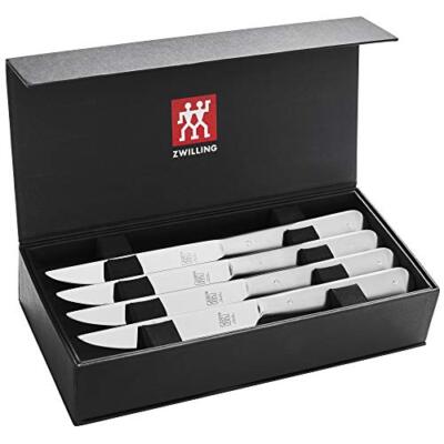 ZWILLING Porterhouse Razor-Sharp Steak Knife Set of 8 with B