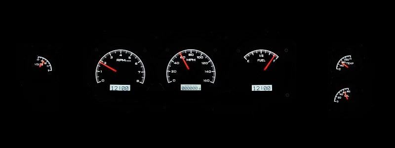 Medidores analógicos Dakota Digital 1970-72 Chevy Chevelle SS El Camino VHX-70C-CVL-K-W Foto 2 de 4