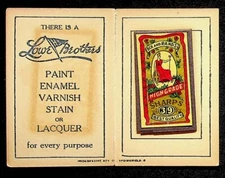 Dix And Rands High Grade Sewing Needles Lowe Brothers Paint Rockford Illinois