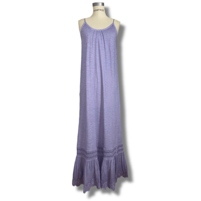 Daily Practice Anthropologie Women's Lavender Cotton Maxi Dress sz XS | eBay