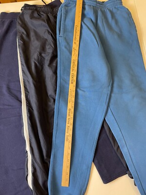 3 Pairs Boys Small/Medium Sweatpants Athletic Pants Hanes Proy2 Champs