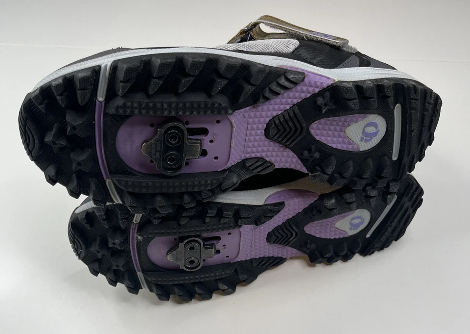 Pearl Izumi NUEVO SIN CAJA X-Alp Mid Mujer’s 8.5 Púrpura Gris Cordones Zapatillas Ciclismo SFB Foto 4 de 4