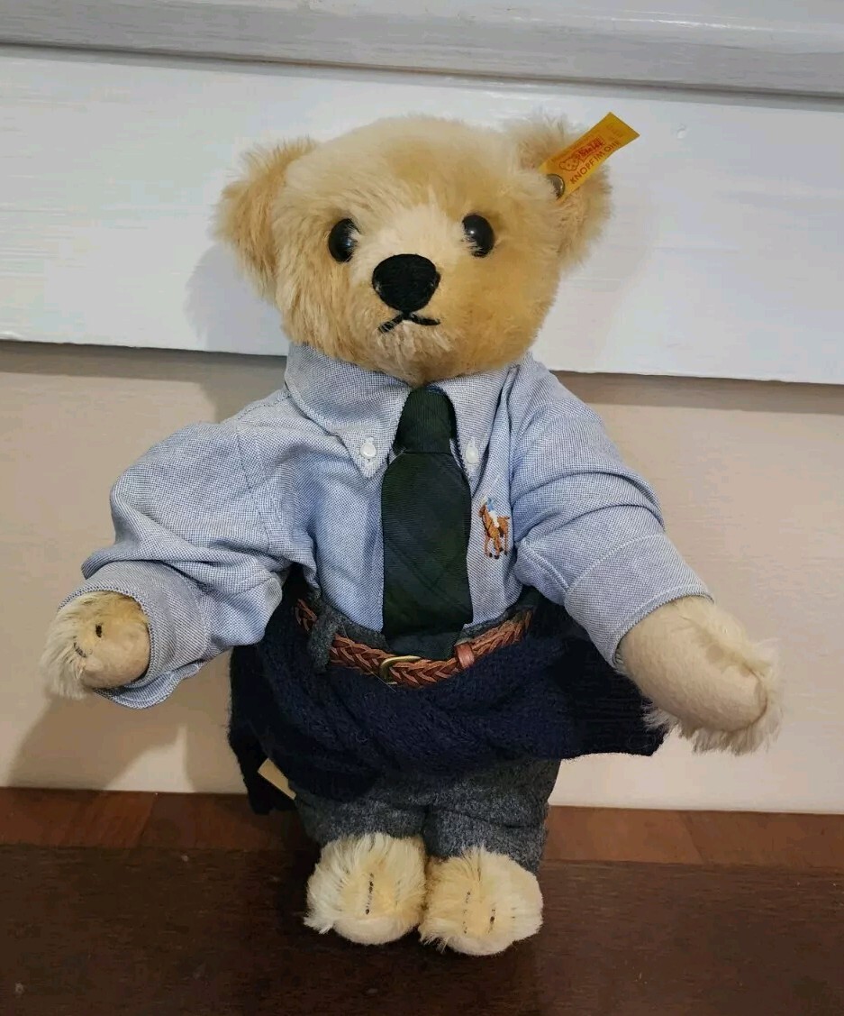 Vintage Polo Ralph Lauren x Steiff Bear “The Preppy Bear Vintage Polo Ralph Lauren x Steiff Bear “The Preppy Bear