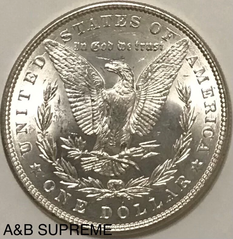 1888 Morgan Dollar From OBW Estate Roll Choice-Gem Bu Uncirculated 90% Silver - Image 3 of 4