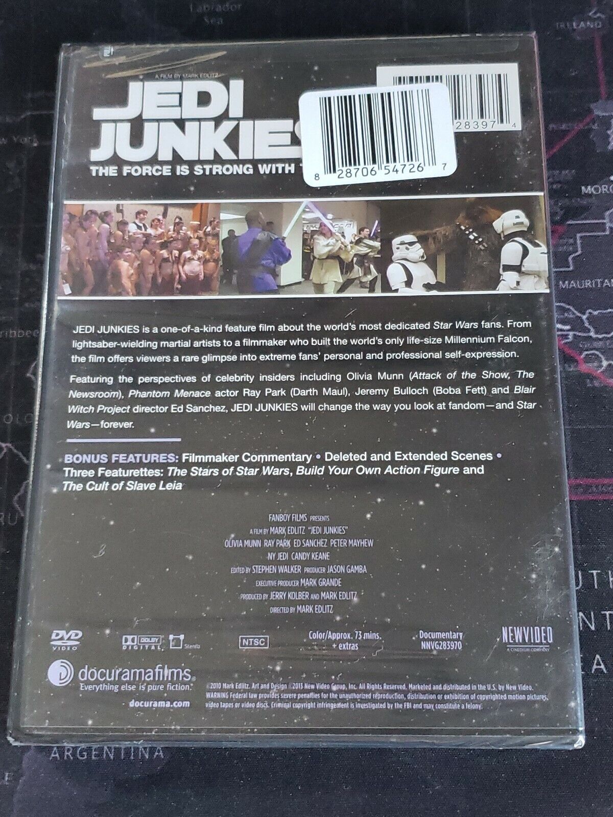 Jedi Junkies-DVD-Olivia Munn/Ray Park-Star Wars fandom/Cosplay-new/sealed  767685283974