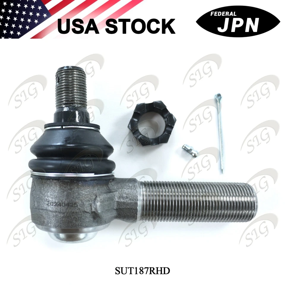 For 1981-1986 Ford LN7000 Front Right Outer Tie Rod End ES187R R230061 E4611 1PC - Image 3 of 4