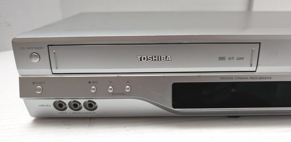 Toshiba SD-V393 DVD VCR Combo Player VHS Tape Recorder Works No