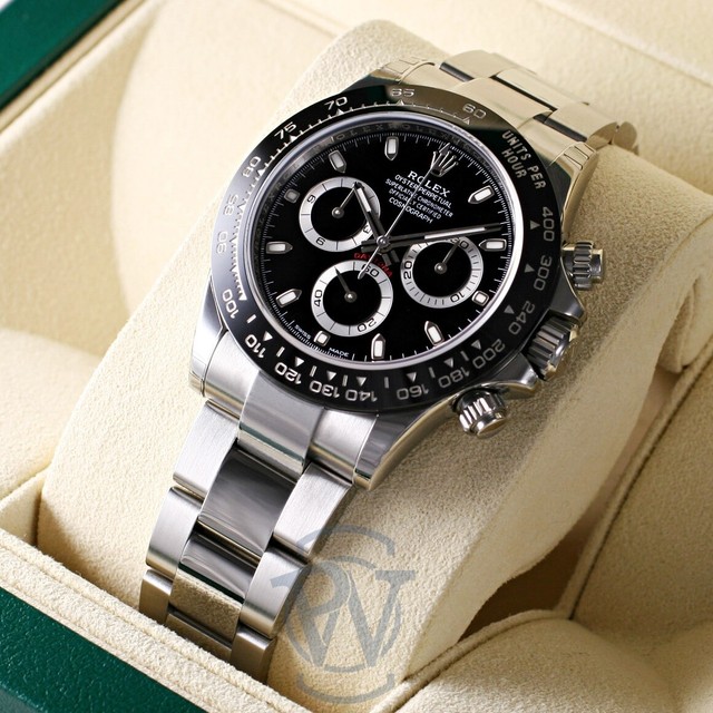 Rolex Daytona Men S Black Watch Ln Gunstig Kaufen Ebay