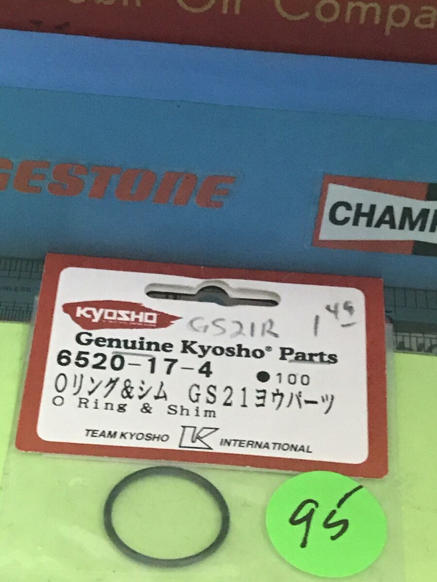 kyosho 6520-17-4 O Ring & Shim For: GS21 NewInPack USA kyosho 6520-17-4 O Ring & Shim For: GS21 NewInPack USA