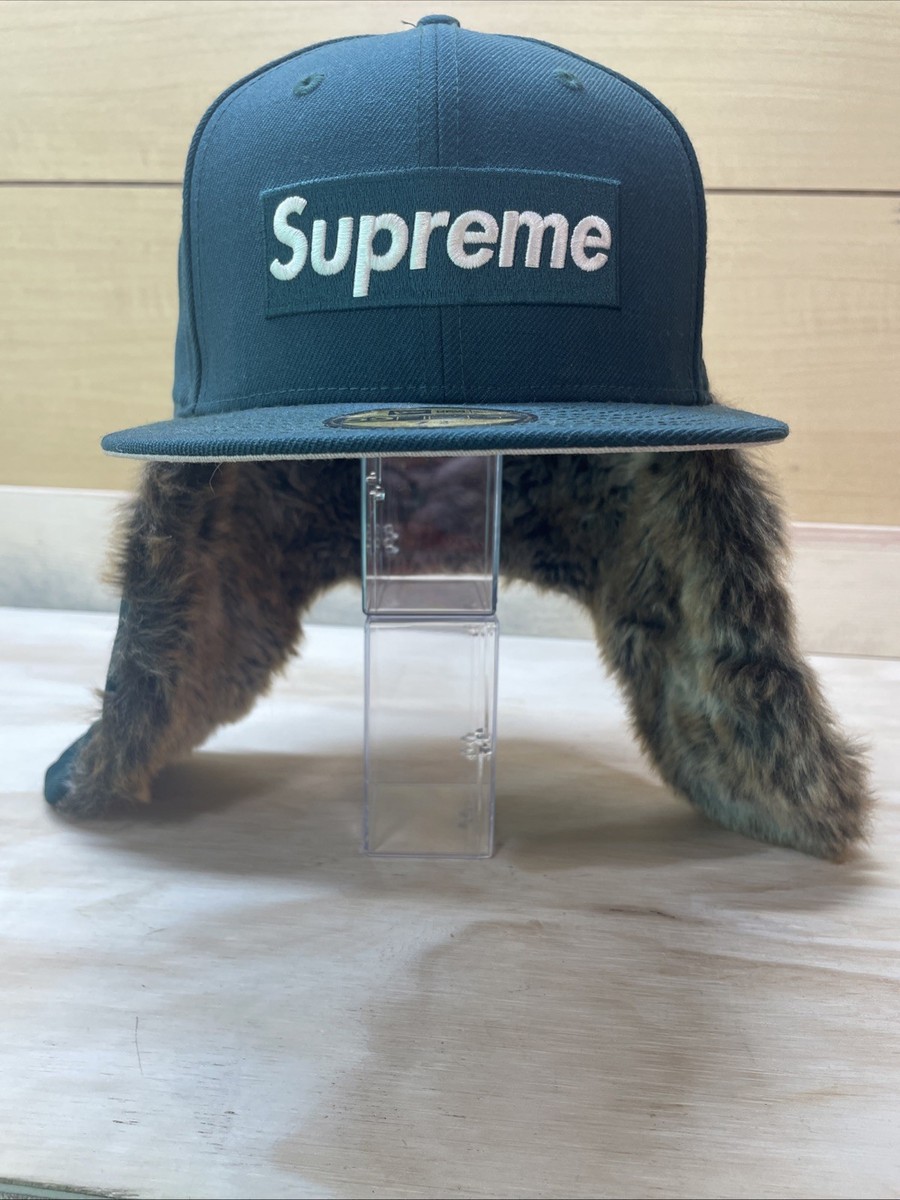 帽子 Supreme Earflap New Era 7 5/8 Dark Green Supreme Earflap New Era Dark Green - FW19 - US