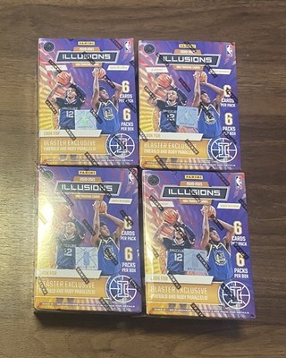 4x 2020-21 Panini Illusions NBA Basketball Blaster Box Brand New Factory Sealed