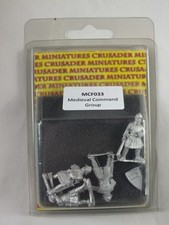 Crusader Miniatures 28MM Medieval Command Group MCF033