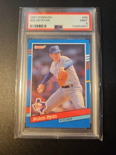1991 Donruss Nolan Ryan PSA 9