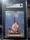 1992 TOPPS STADIUM CLUB BEAM TEAM #1 MICHAEL JORDAN SGC 9 BLAZIN' MINT BULLS HOF