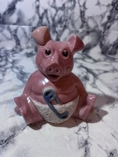 Nat West Woody Baby Pig Piggy Bank Wade Money Box A3