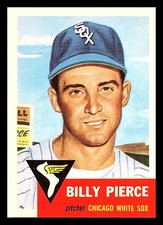 1991 Topps Archives 1953 #143 Billy Pierce Bio uses black text Free Shipping
