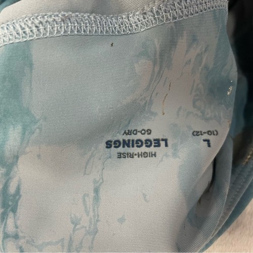 Old Navy girls activewear leggings purple and teal size large 10/12 - Picture 8 of 9