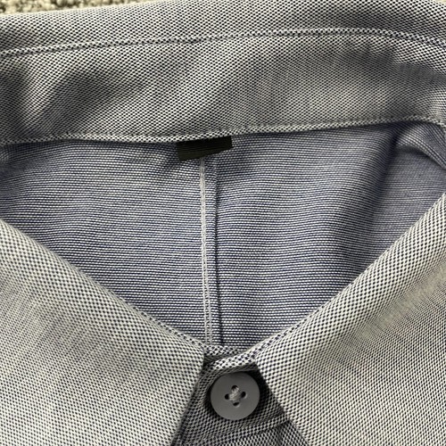 Lululemon Shirt Men Medium Gray Button Performance Vented One Thing At A Time - Picture 3 of 14