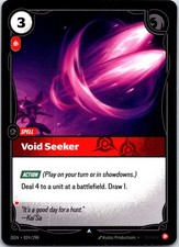 Void Seeker 024/298 Riftbound Organized Play Promotional Cards Riftbound Foil NM — live eBay listing
