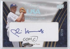 2008 Upper Deck USA Baseball Teams 15/20 Chris Hernandez #IHW-CH Auto 0b0