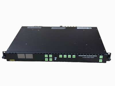Evertz 5601MSC Master Clock w/ Dual Power Supply - Non functioning (270028)