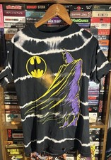 Vintage 80s Batman DC Comics Single Stitched All Over Print AOP T-shirt M