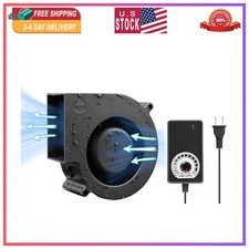 97mm 12V DC IP68 Waterproof Blower Fan with Speed Controller 1600-4000 RPM