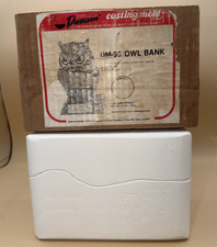 Ceramic Slip Owl Bank Mold Duncan Company #95...