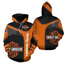 Personalized Harley Racing Davidson 3D Hoodie , Unisex Adults S-5XL