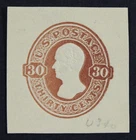 CKStamps: US Cut Square Stamps Collection Scott#U340 Unused H NG
