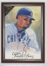 2019 Topps Gallery Canvas Wood Javier Baez #15 0jl3