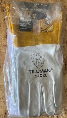 New Tillman Top Grain Kidskin Tig Welding Gloves, 24CXL Lot Of 6
