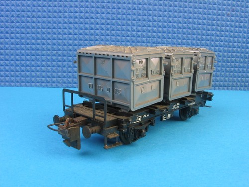 TRIX EXPRESS Behältertragwagen "" von Haus zu Haus ""  AX 2638 -39 | Condition: Gebraucht